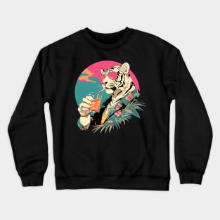 cool tiger Crewneck Sweatshirt